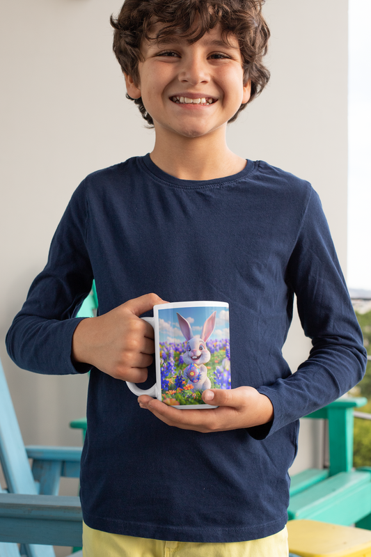 Easter Bunny Bluebonnets Mug