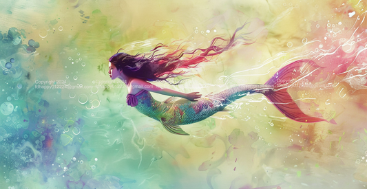 Mermaid 2 Graphic PNG File Digital Art Clip Art Clipart