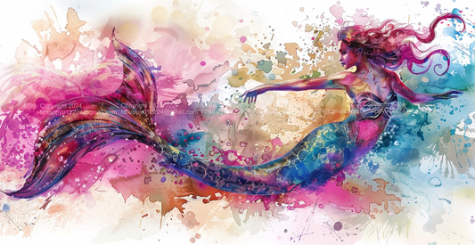 Mermaid 3 Graphic PNG File Digital Art Clip Art Clipart