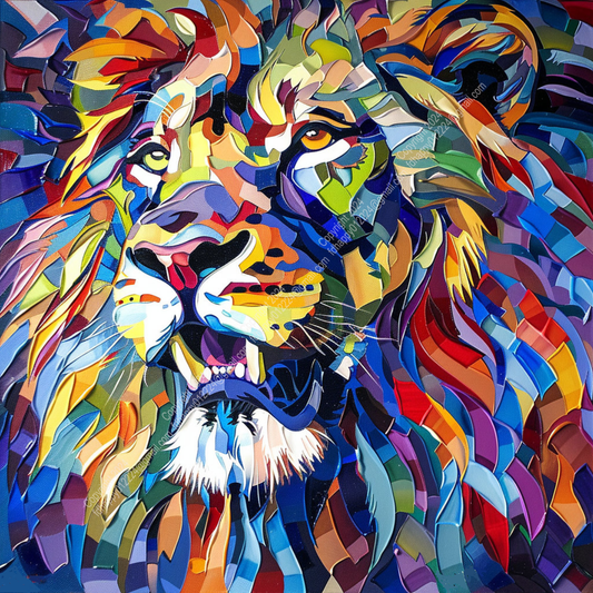 Regal Lion Graphic PNG File