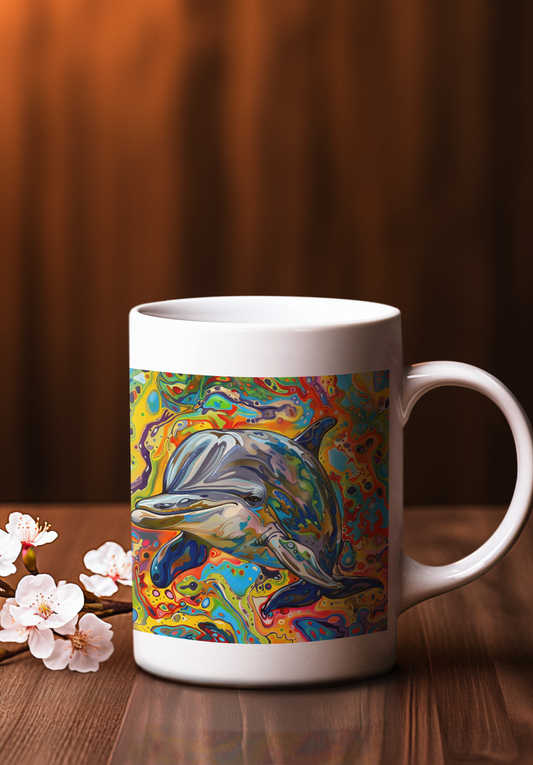 Hola Dolphin Mug