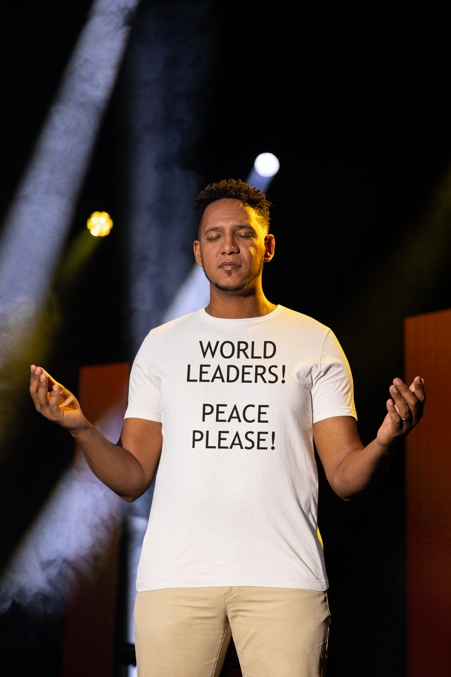 World Leaders! Peace Please! Unisex t-shirt