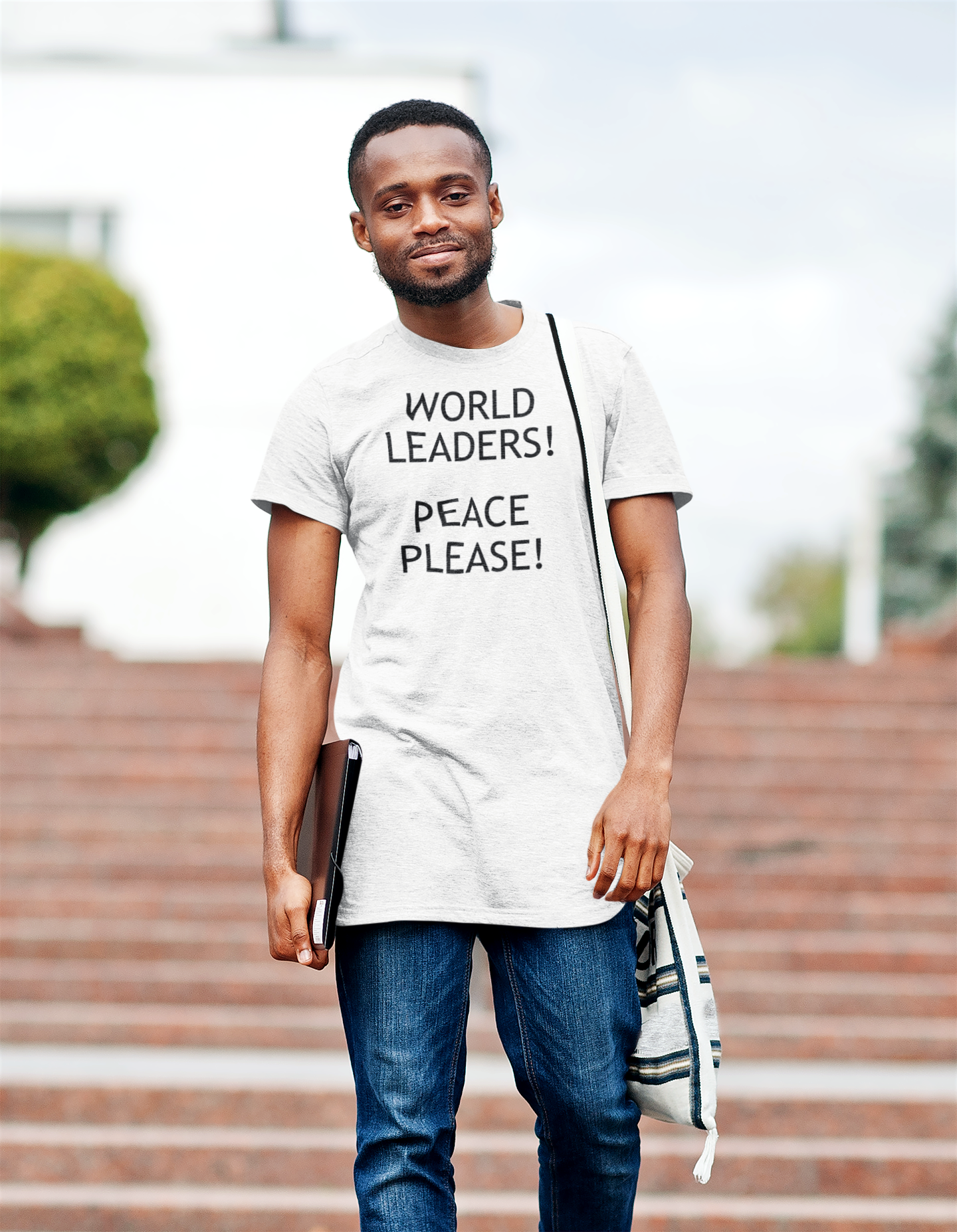 World Leaders! Peace Please! Unisex t-shirt