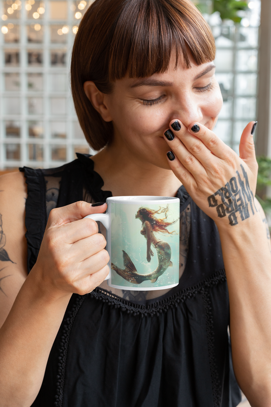 Waiting on You Mermaid Mug