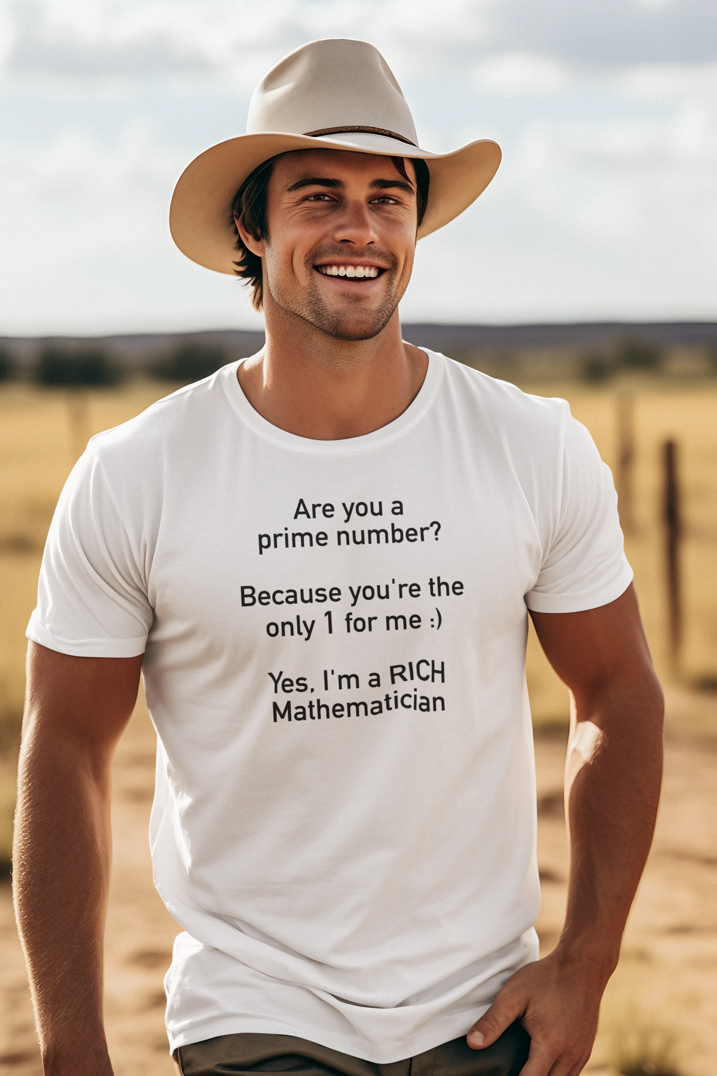 Mathematician Pick Up Line Unisex t-shirt