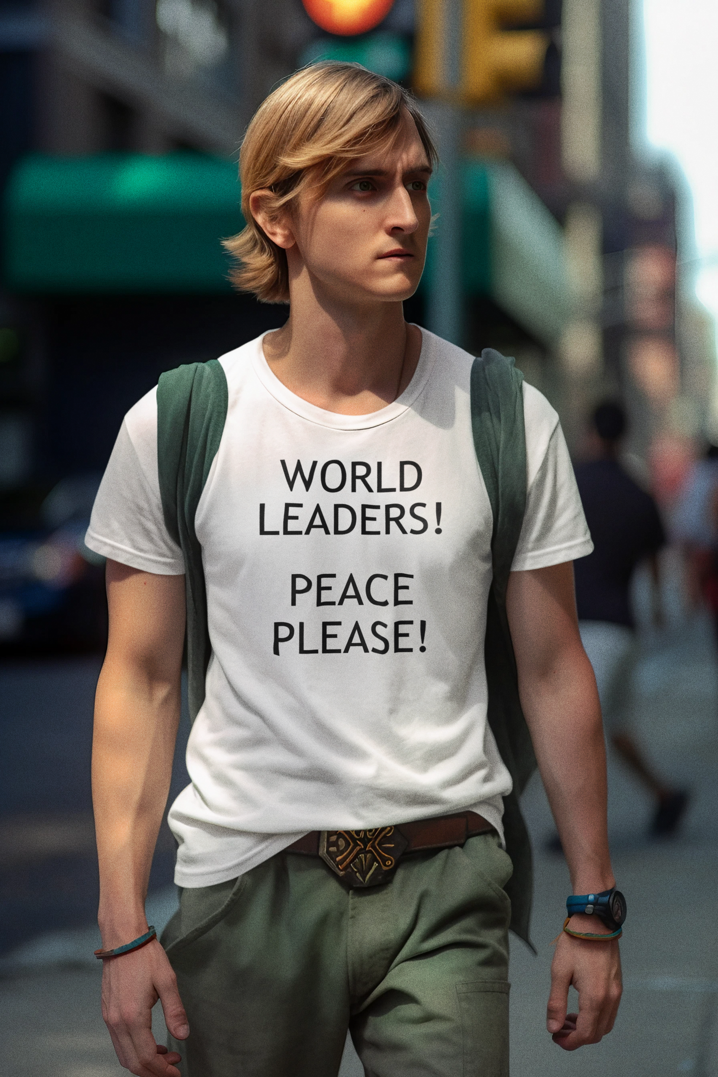 World Leaders! Peace Please! Unisex t-shirt