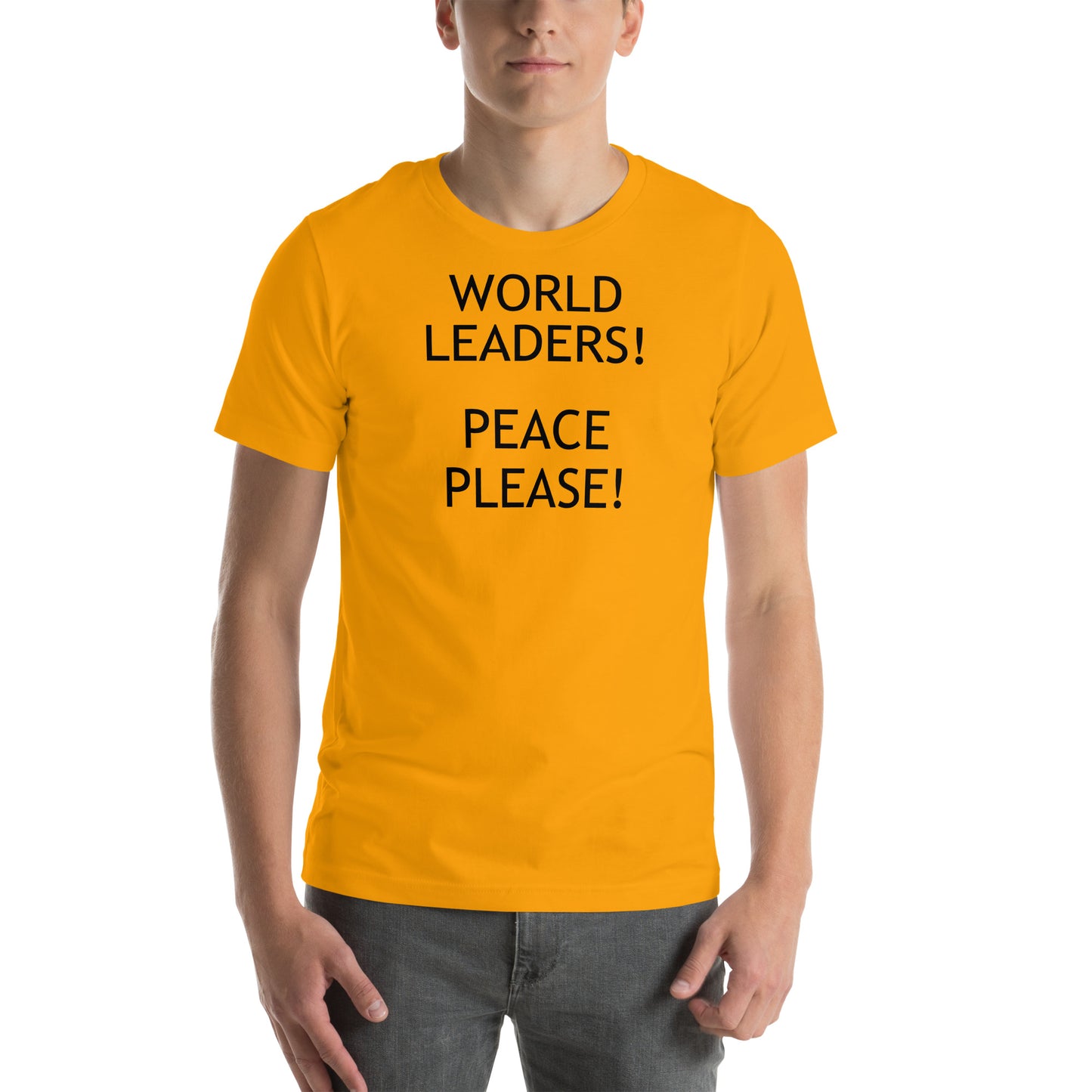 World Leaders! Peace Please! Unisex t-shirt