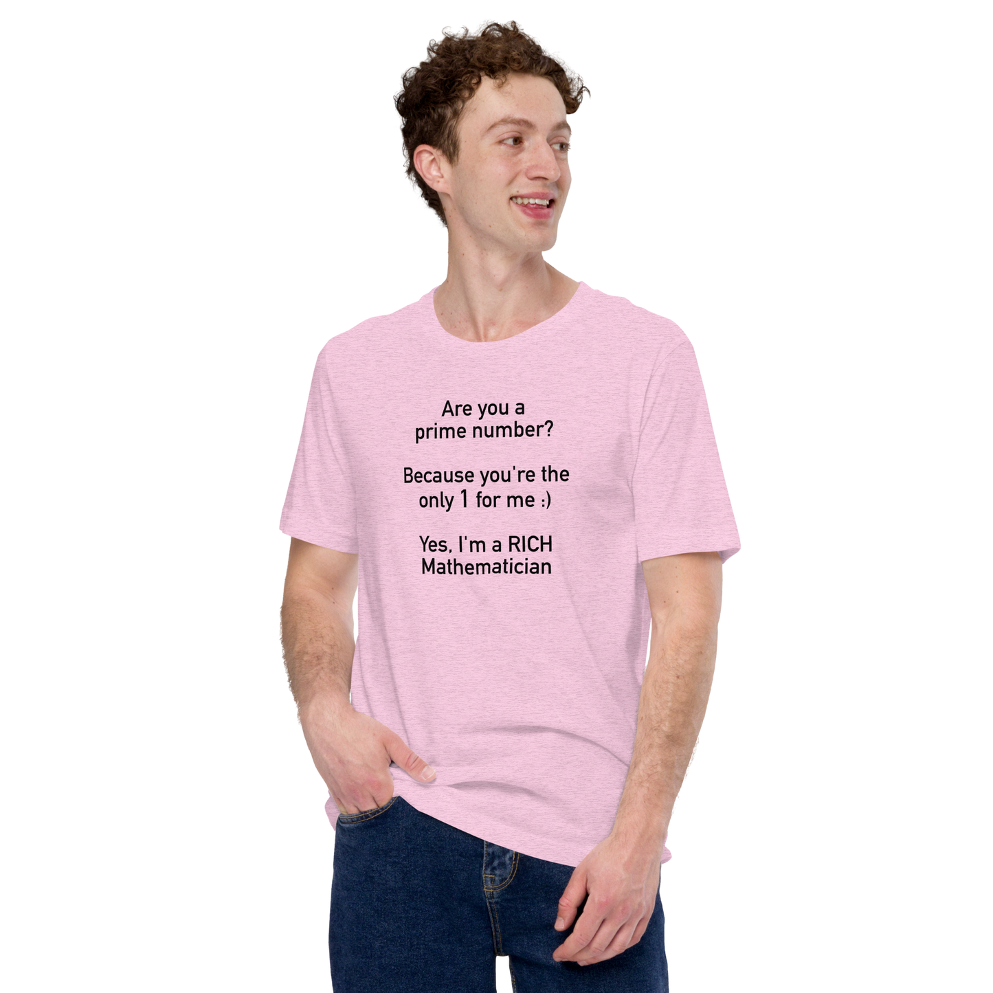 Mathematician Pick Up Line Unisex t-shirt