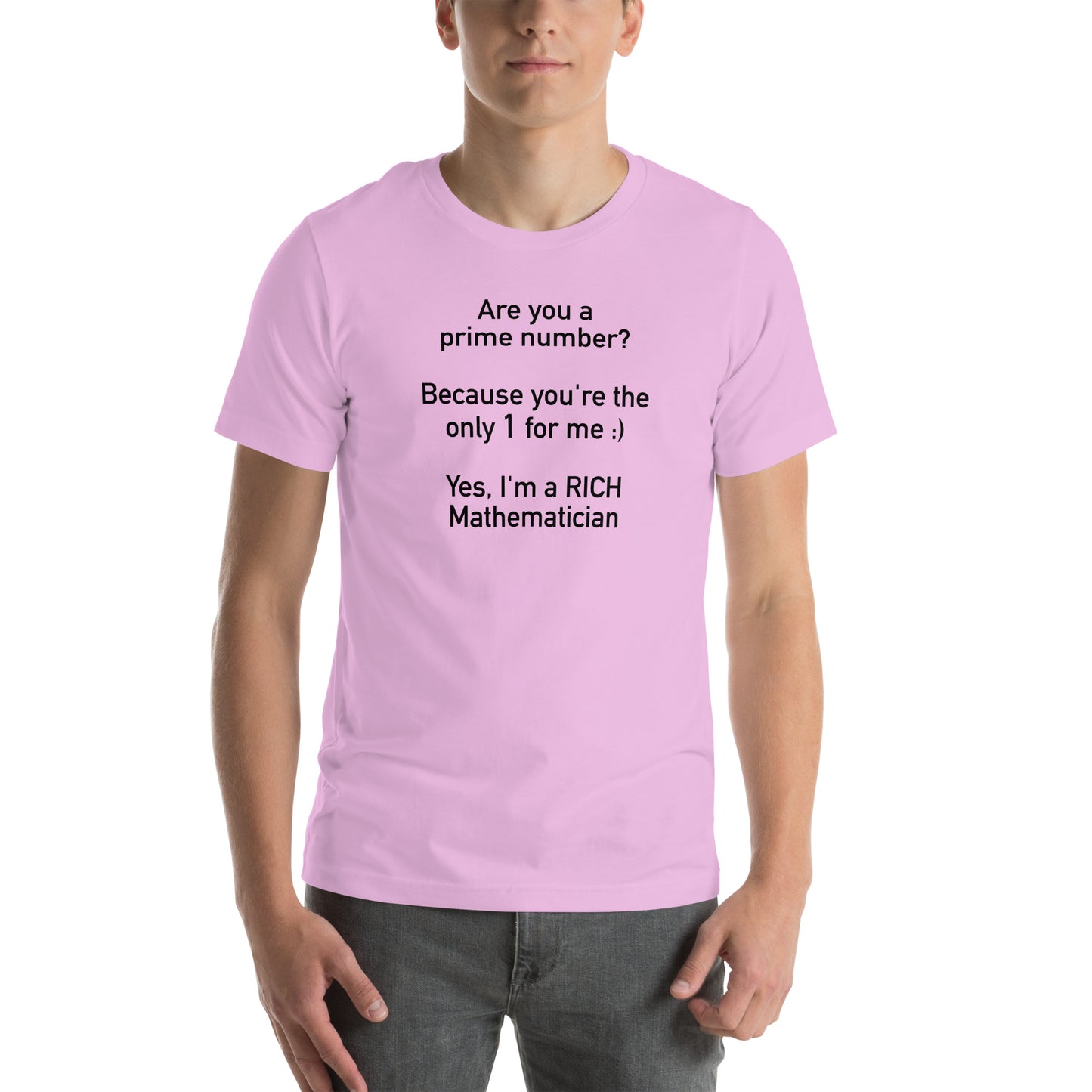 Mathematician Pick Up Line Unisex t-shirt