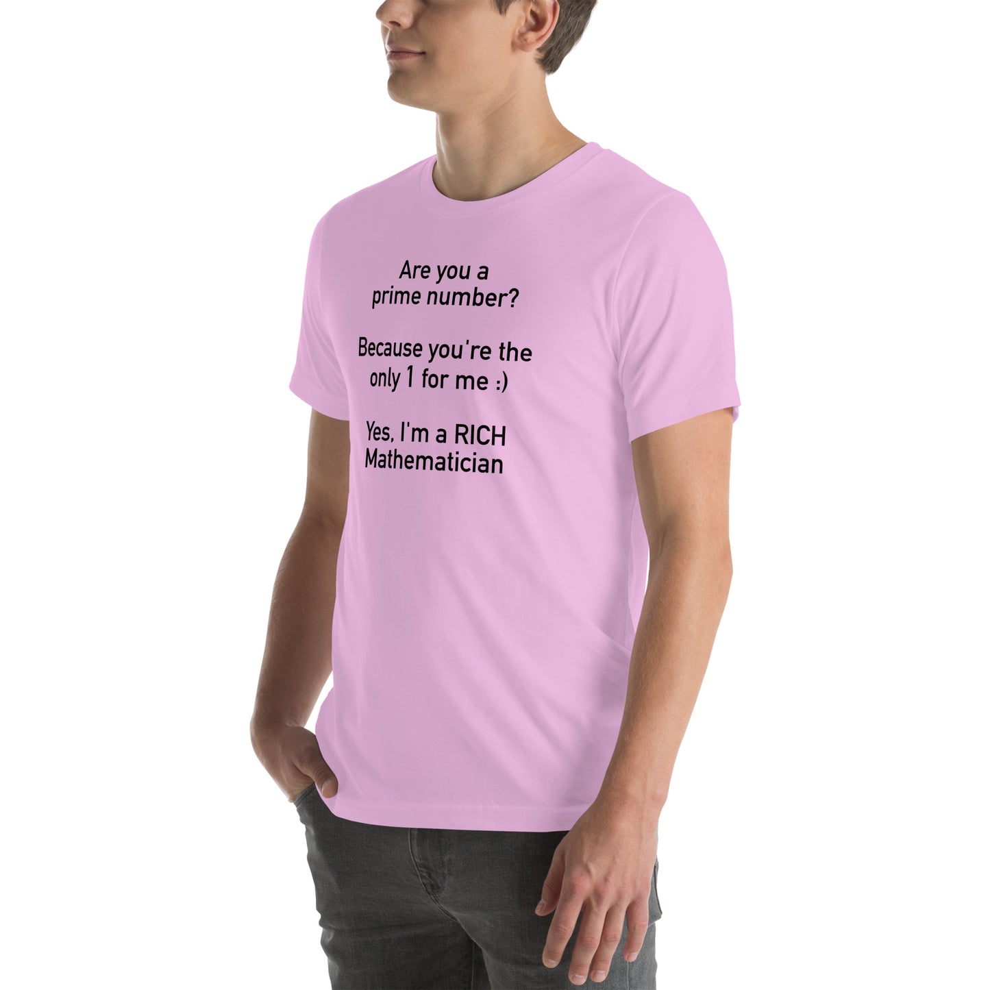 Mathematician Pick Up Line Unisex t-shirt