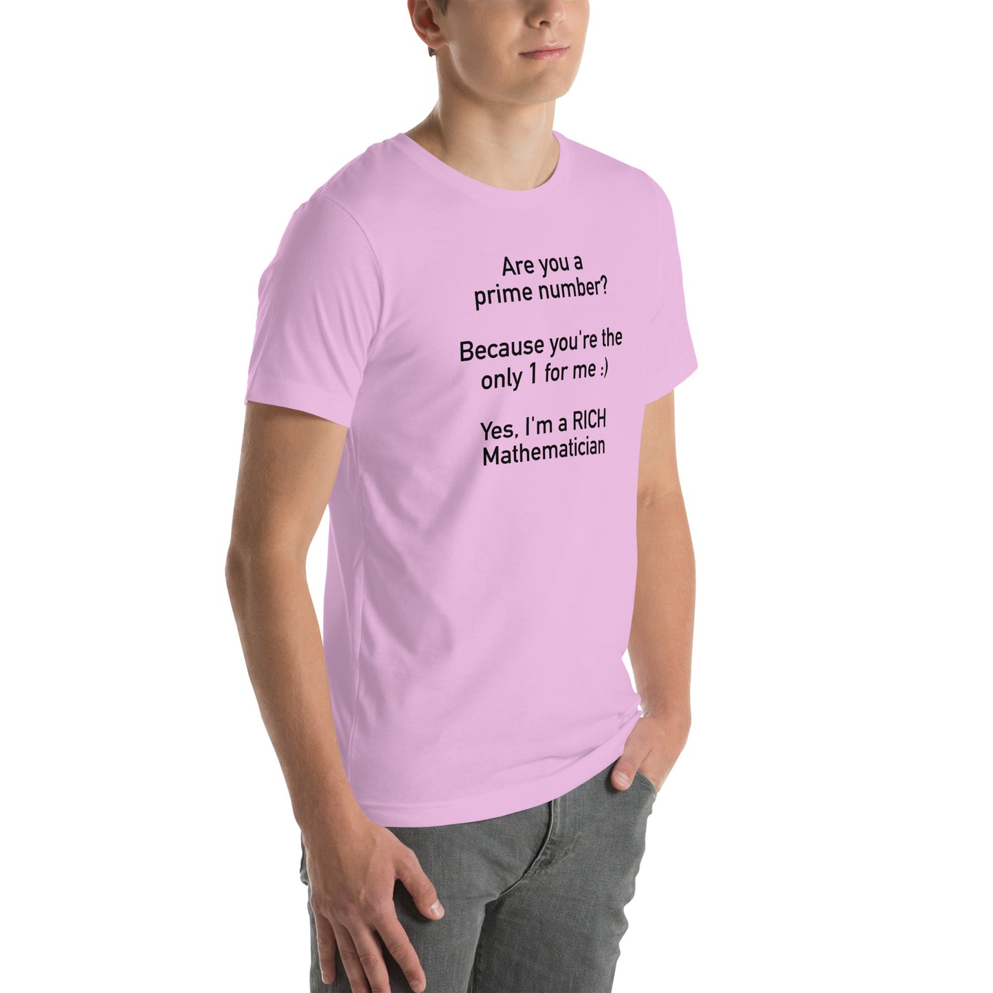 Mathematician Pick Up Line Unisex t-shirt