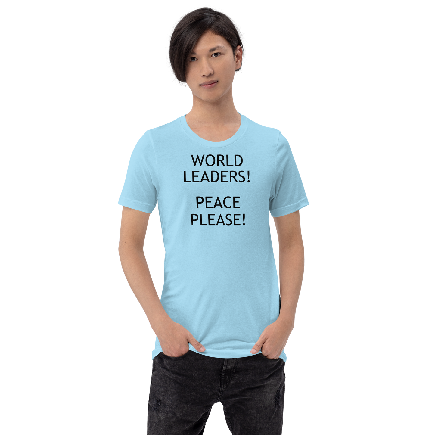 World Leaders! Peace Please! Unisex t-shirt