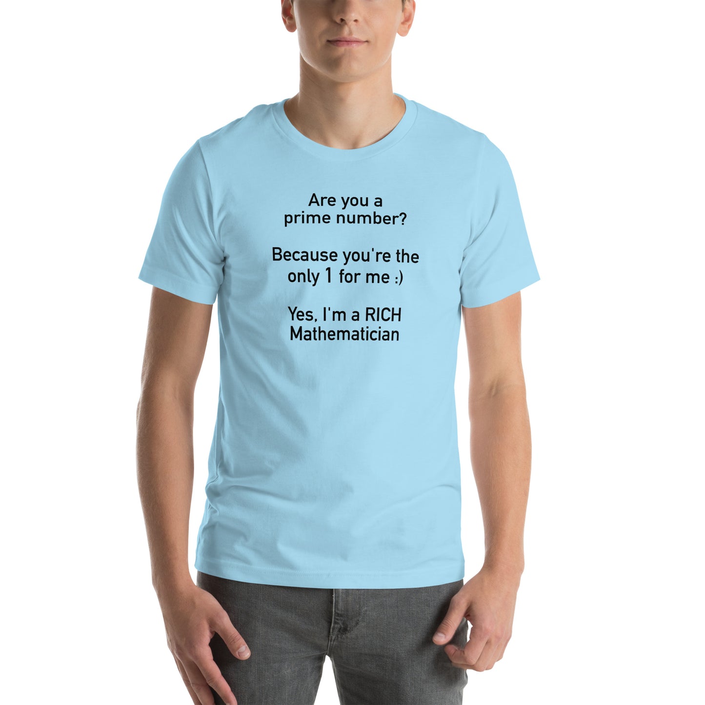 Mathematician Pick Up Line Unisex t-shirt