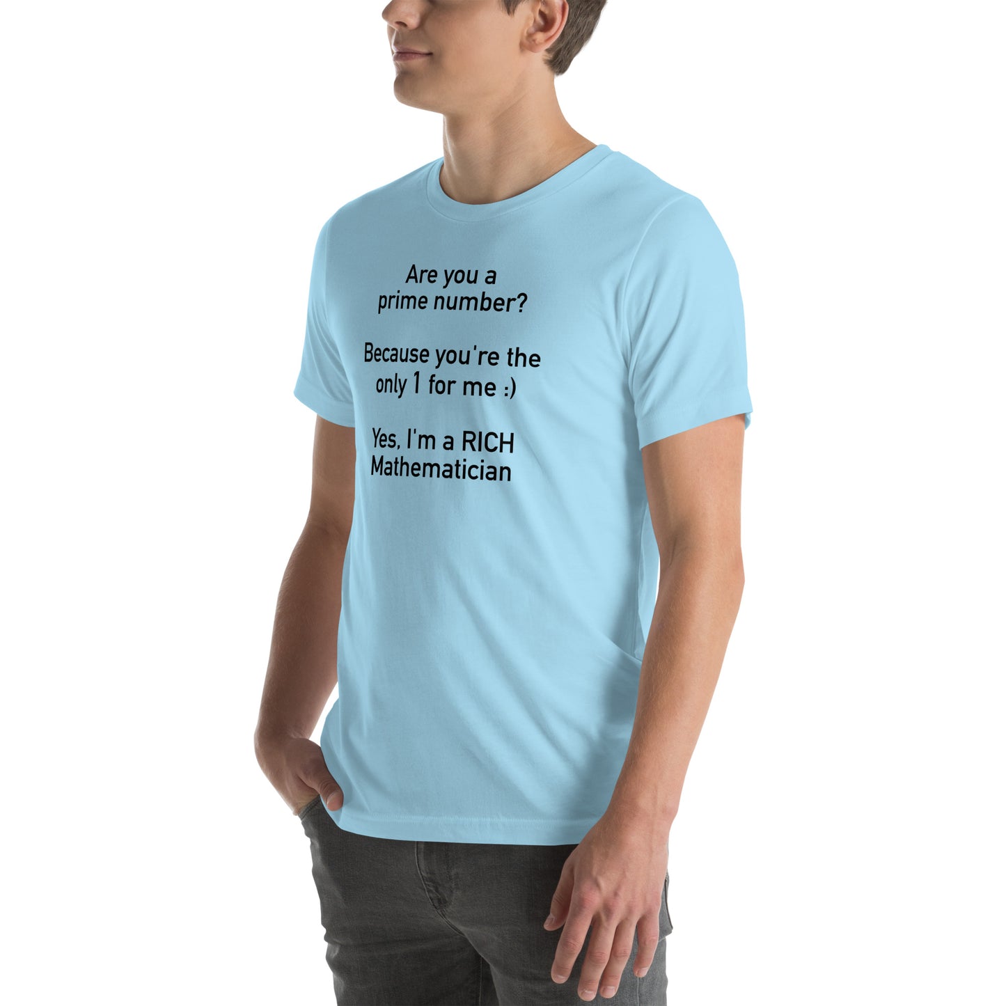 Mathematician Pick Up Line Unisex t-shirt