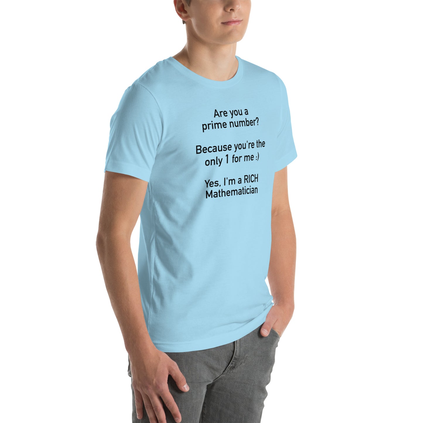 Mathematician Pick Up Line Unisex t-shirt