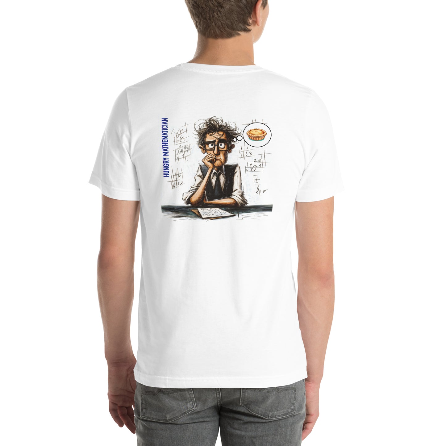 Hungry Mathematician Unisex t-shirt