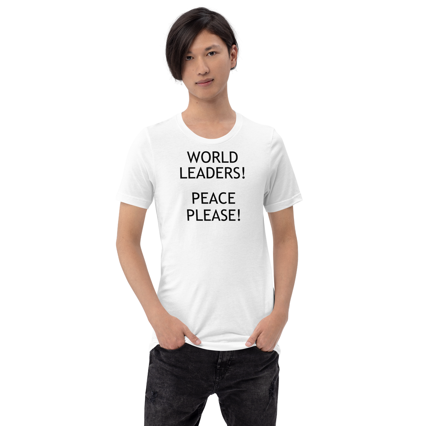 World Leaders! Peace Please! Unisex t-shirt