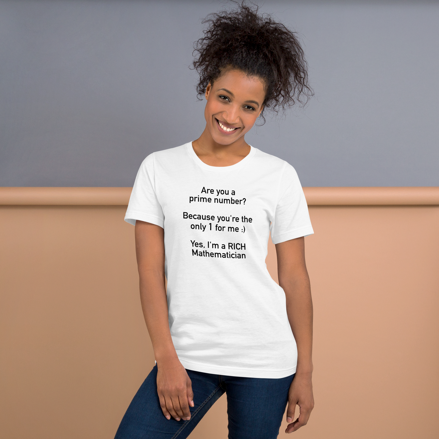 Mathematician Pick Up Line Unisex t-shirt