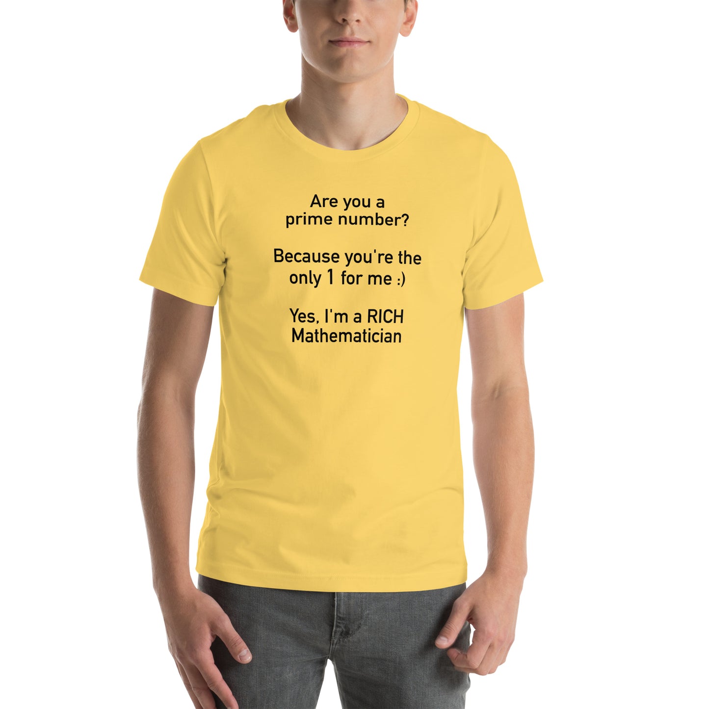 Mathematician Pick Up Line Unisex t-shirt